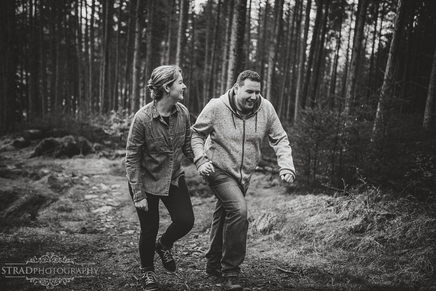 pre wedding engagement photography in scottish highlands, engagement, scotland, mountains, hiking, couple, engaged, save the date, adventure, scottish views
