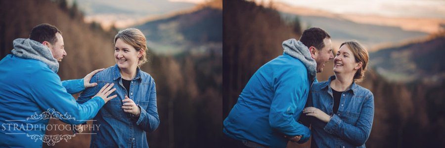 pre wedding engagement photography in scottish highlands, engagement, scotland, mountains, hiking, couple, engaged, save the date, adventure, scottish views