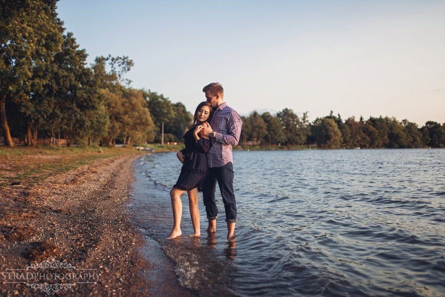 boat, couple, cute dog, dog, egagement, fields, glasgow, glasgow engagement photography, lake, man and woman, photo shoot, posing ideas, pre-wedding photography, save the date, scotland, sunset, wedding anniversary