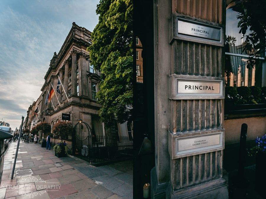 edinburgh wedding photographer, george street, the principal, Edinburgh, Scotland, wedding photography, scottish wedding