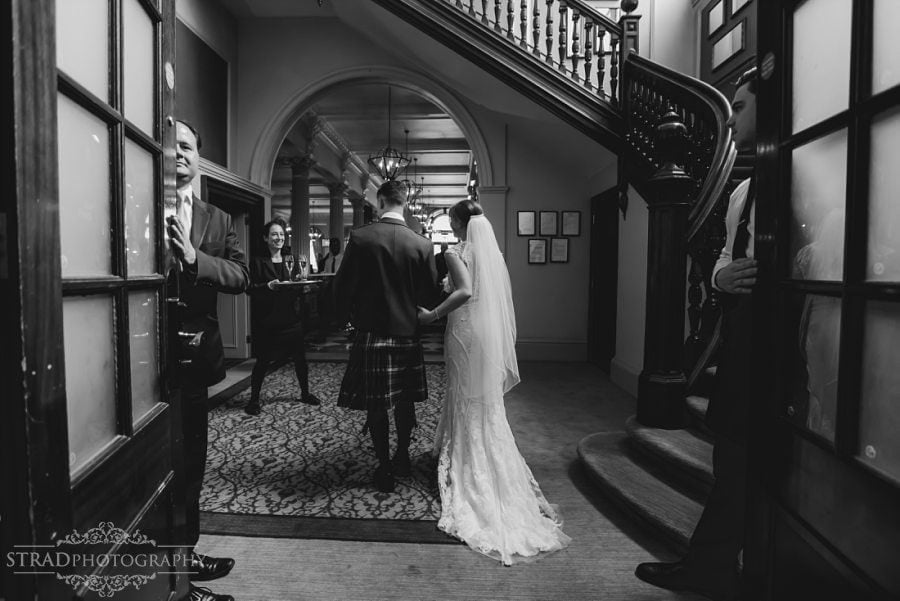 edinburgh wedding photographer, george street, the principal, Edinburgh, Scotland, wedding photography, scottish wedding