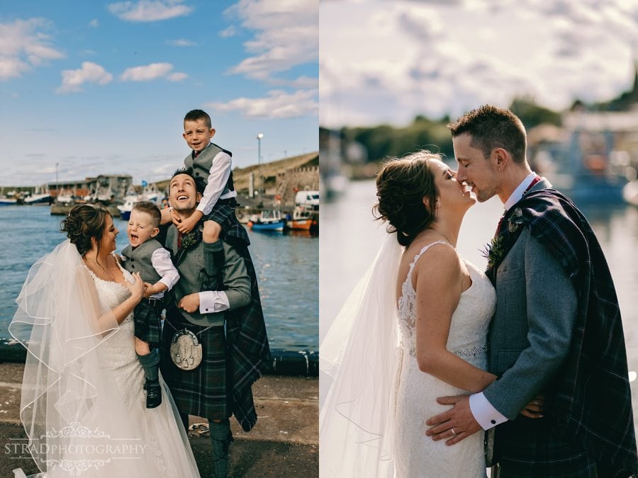eyemouth, eyemouth golf club, eyemouth harbour, eyemouth parish church, scottish borders wedding photographer, scottish wedding, wedding photography