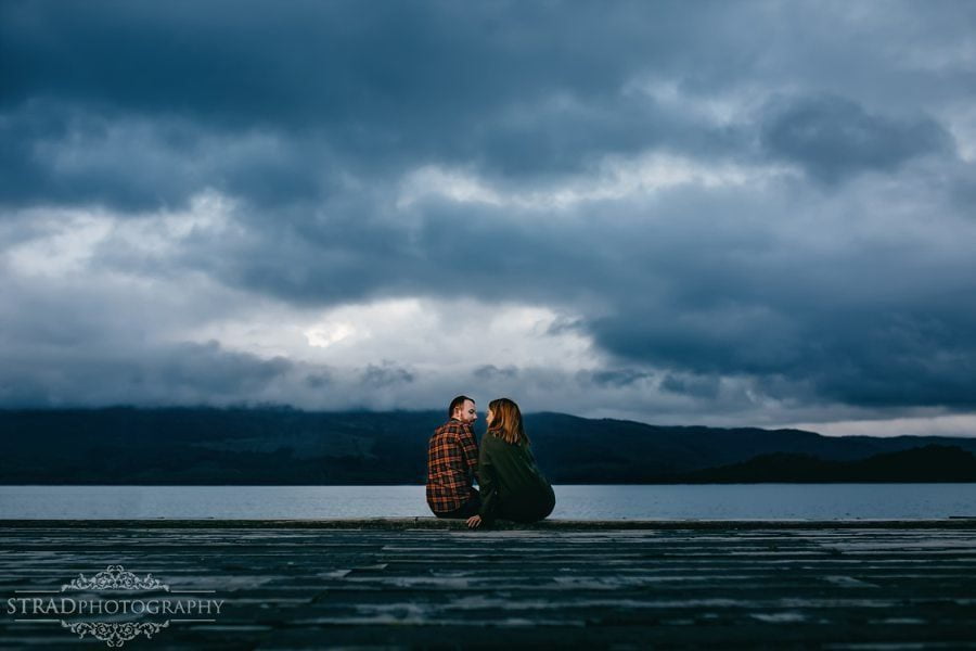 beach, engaged, engagement photography Luss, loch lomond, Luss, pre wedding photography, save the date, scotland, soon to be married, sunrise