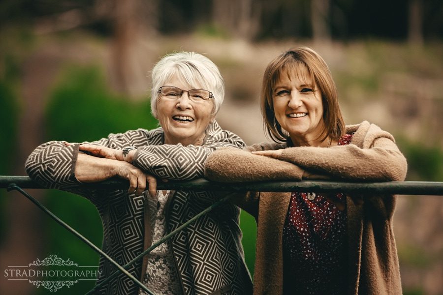 Mother and daughter portrait