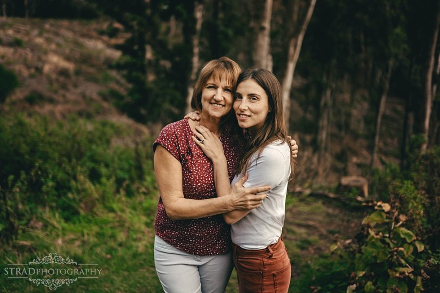 Mother and daughter portrait