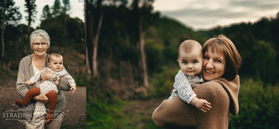 Grandmother and little girl