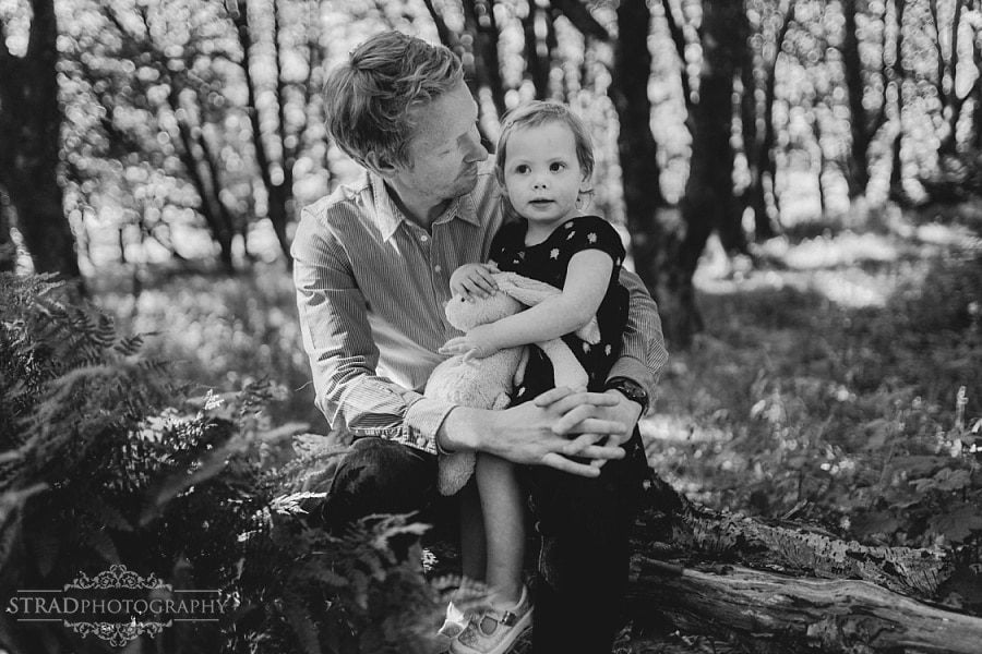 family photography in bluebells Glasgow