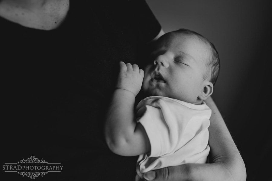 Home lifestyle newborn photoshoot in Glasgow