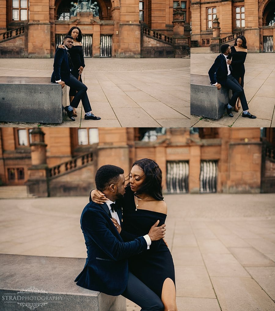 pre-wedding photography in Kelvingrove Park