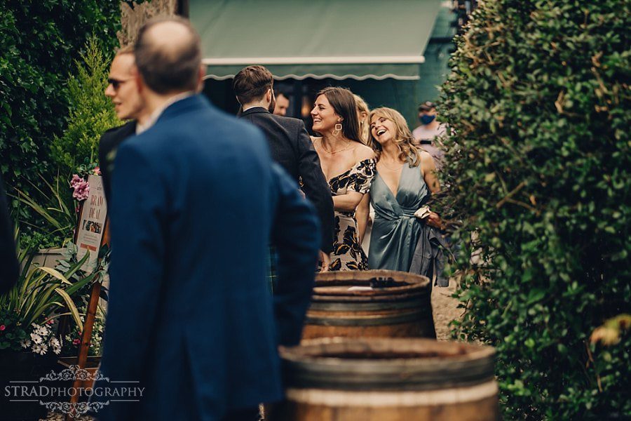 amazing wedding the Bothy restaurant Glasgow