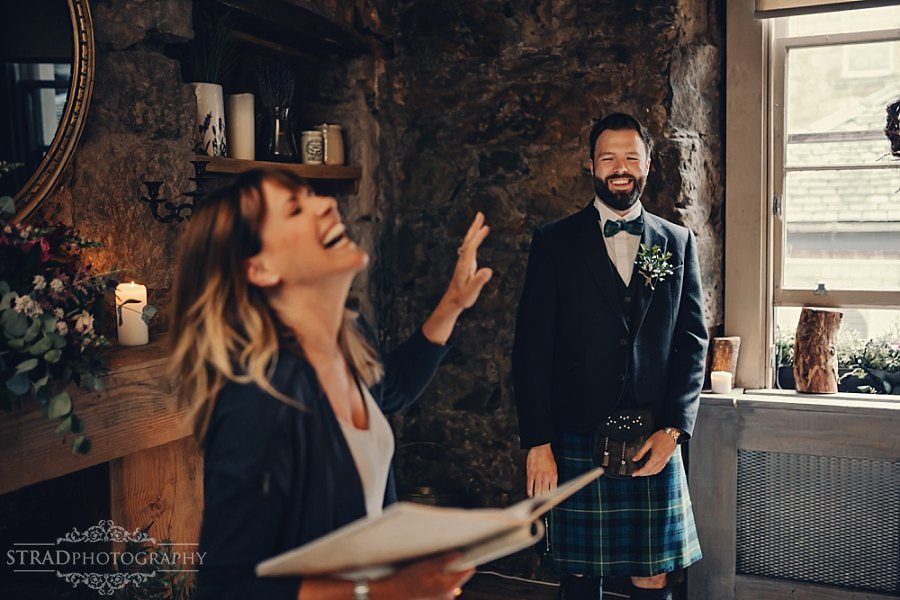 amazing wedding the Bothy restaurant Glasgow