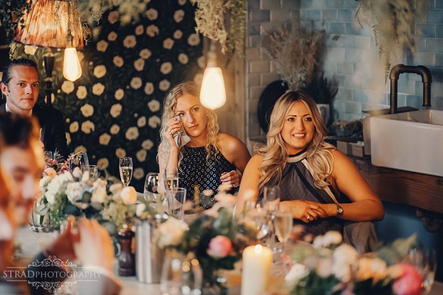 amazing wedding the Bothy restaurant Glasgow