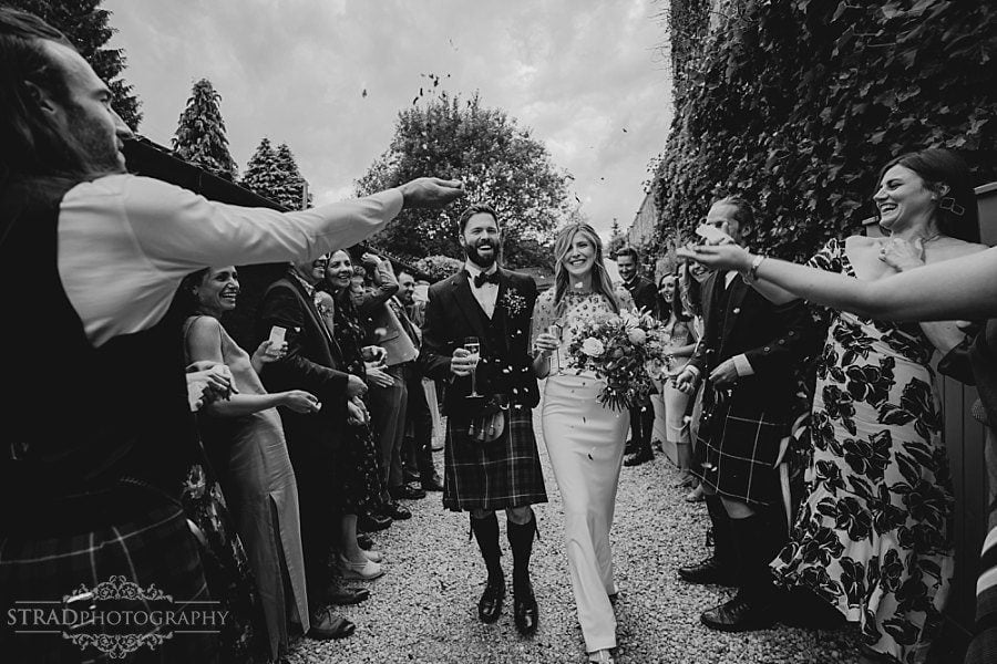 amazing wedding the Bothy restaurant Glasgow