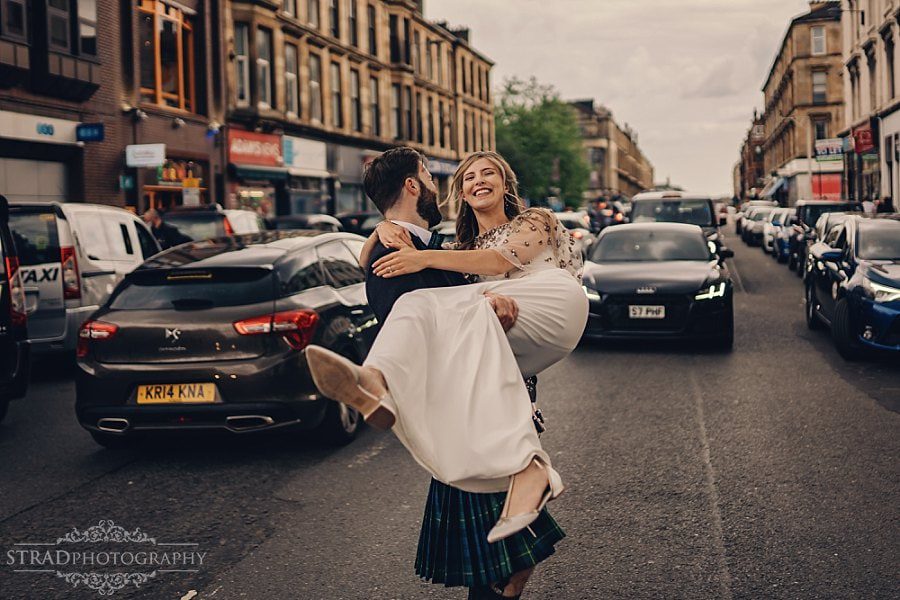 amazing wedding the Bothy restaurant Glasgow