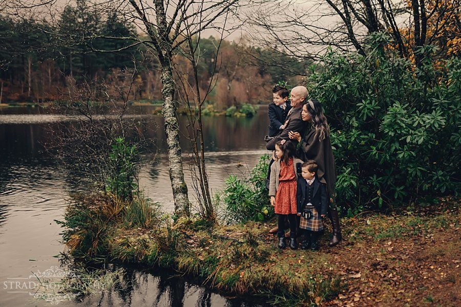 Glencoe family photography in kilts