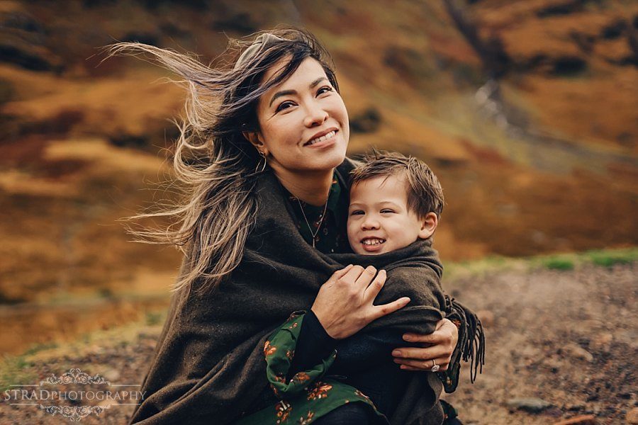 Glencoe family photography in kilts