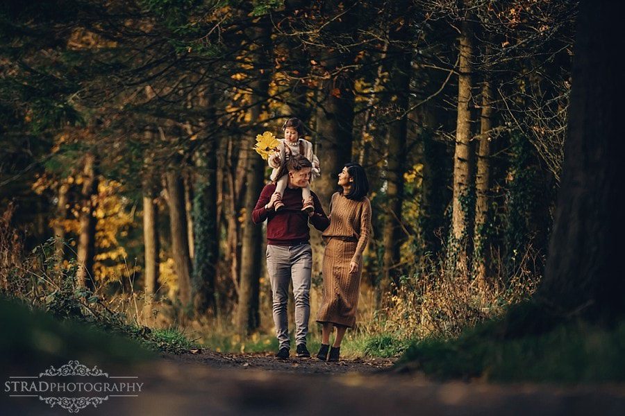 Autumn family photography Ayrshire
