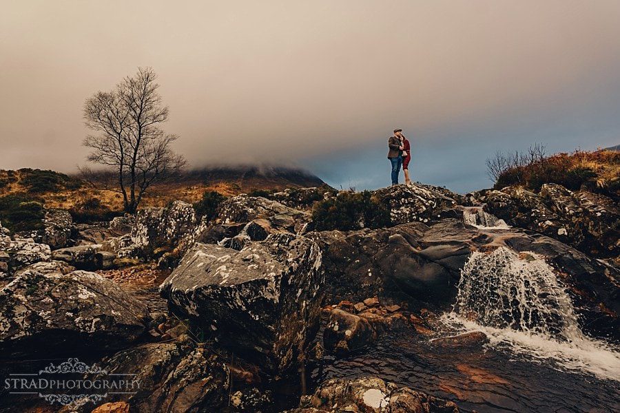 Engagement photography Glencoe