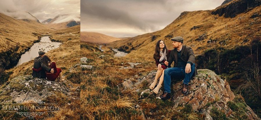 Engagement photography Glencoe