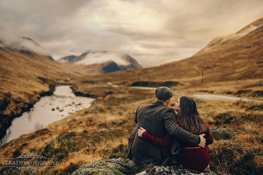 Engagement photography Glencoe
