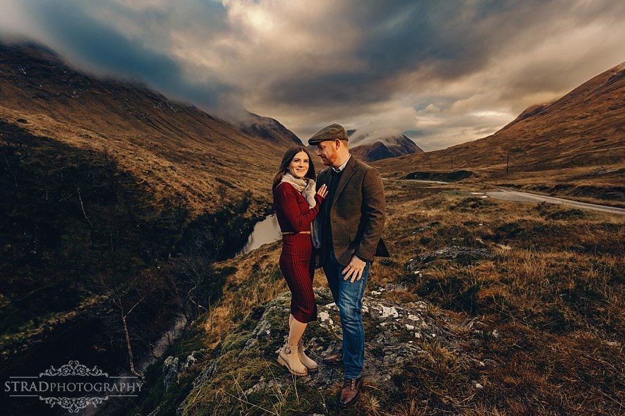 Engagement photography Glencoe