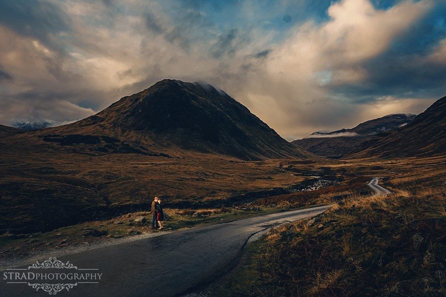 Engagement photography Glencoe