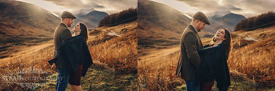 Engagement photography Glencoe