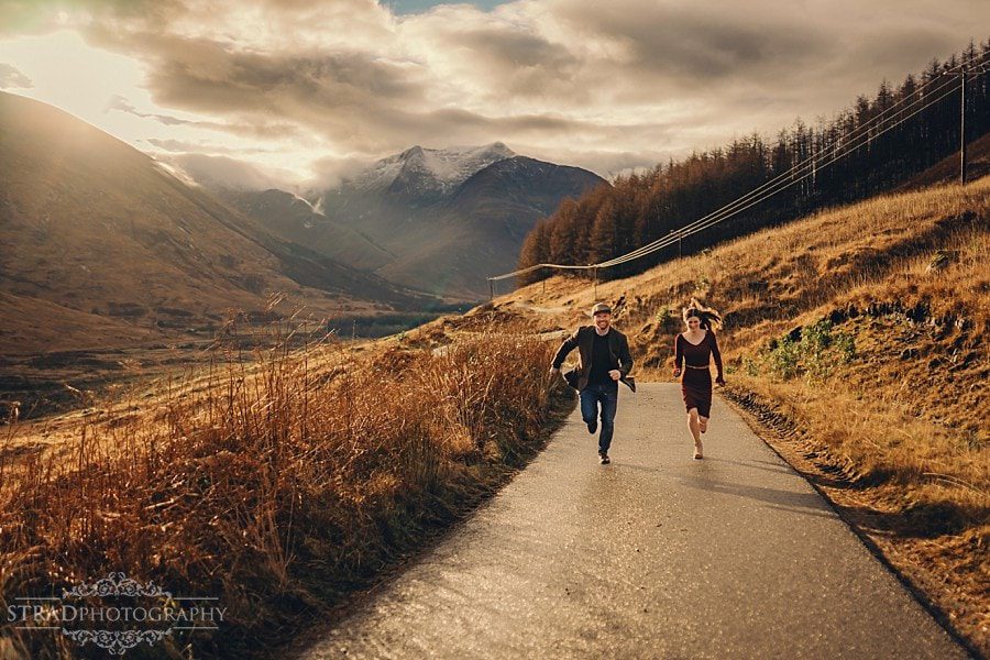 Engagement photography Glencoe