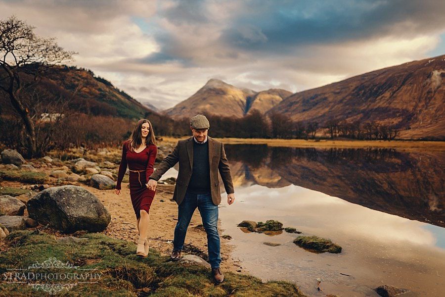 Engagement photography Glencoe