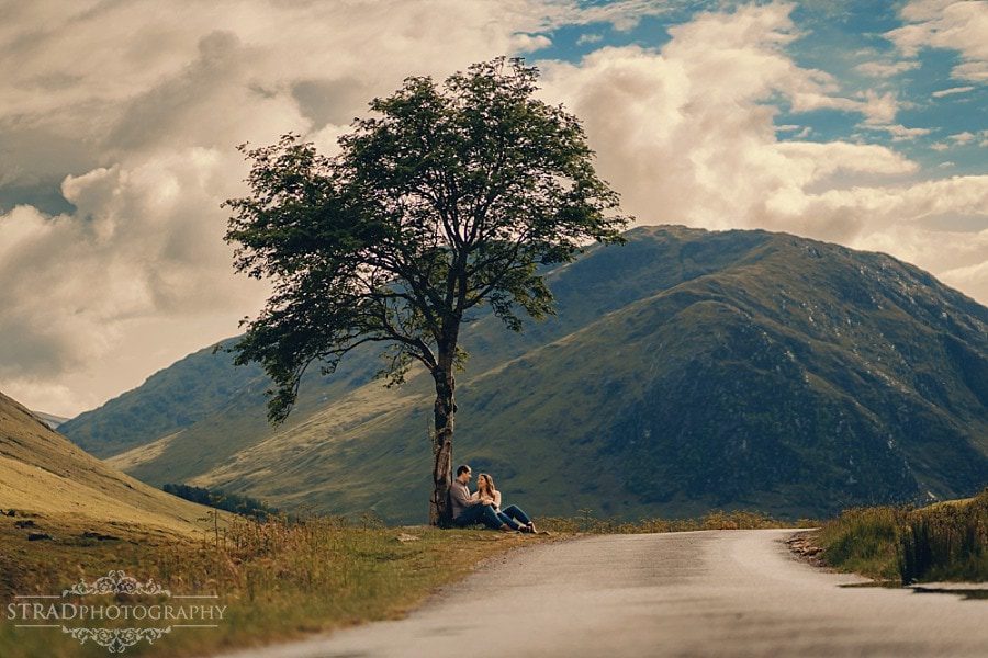 Couple photography Glencoe