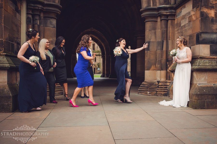 Samantha & Stephen – The Bothy and University of Glasgow wedding photography