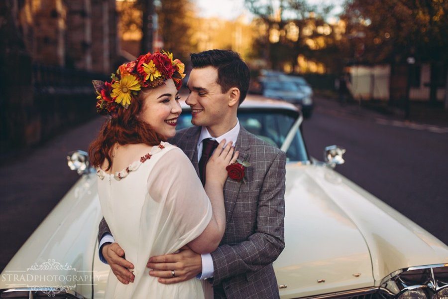 Laura & Chris – Cottiers alternative wedding photography Glasgow