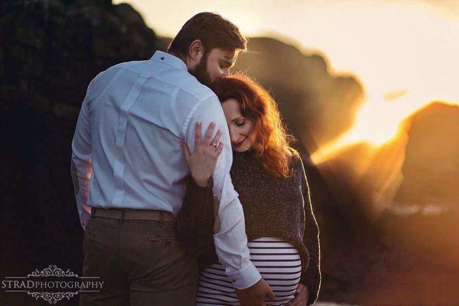 Olga and family –  Outdoors maternity photography Ayrshire
