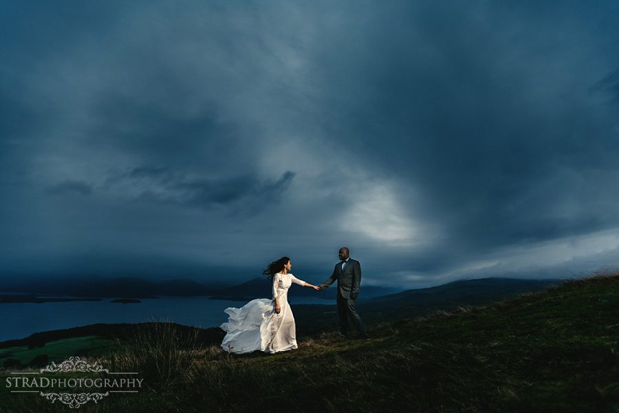 Beautiful elopement at Loch Lomond – Jasmin & Teddy