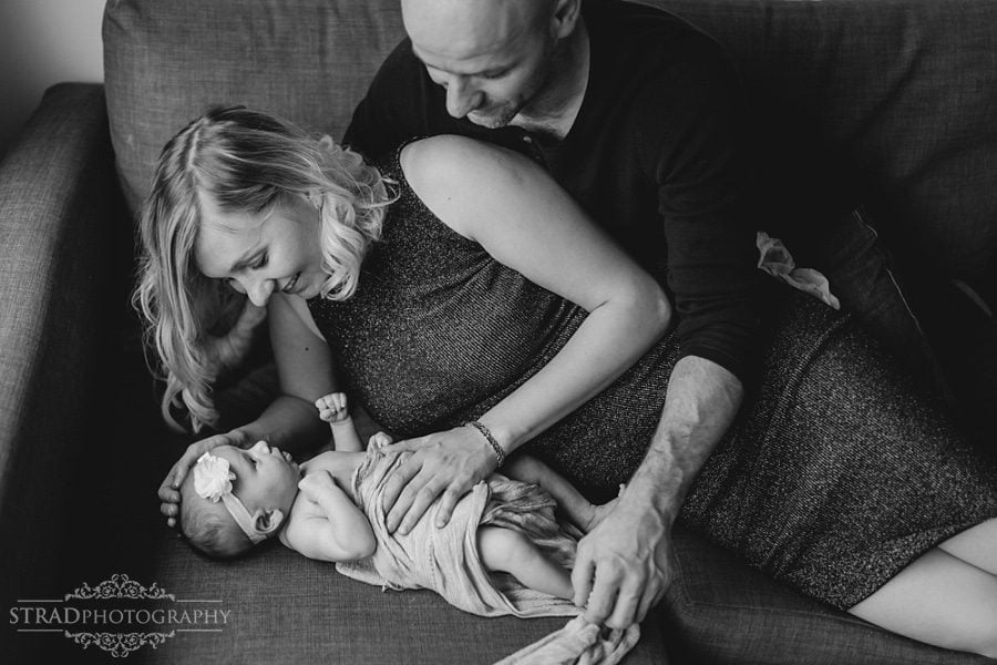 Lifestyle newborn home photography Glasgow – Alicia