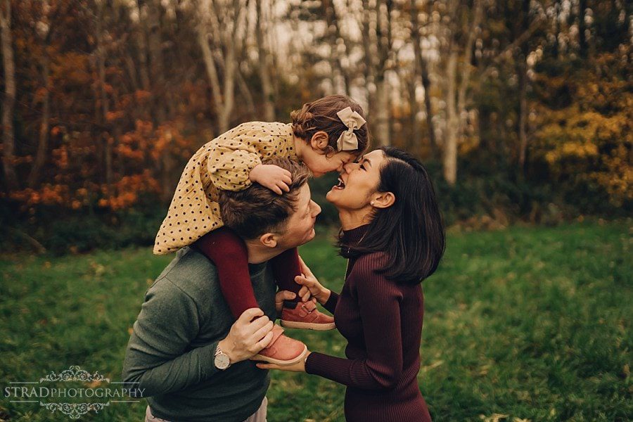 Autumn family photography Ayrshire – Monica & Sean