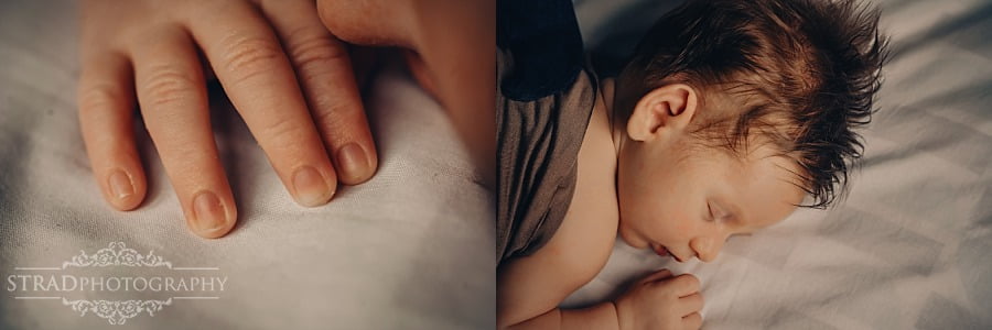 Glasgow home newborn photo session