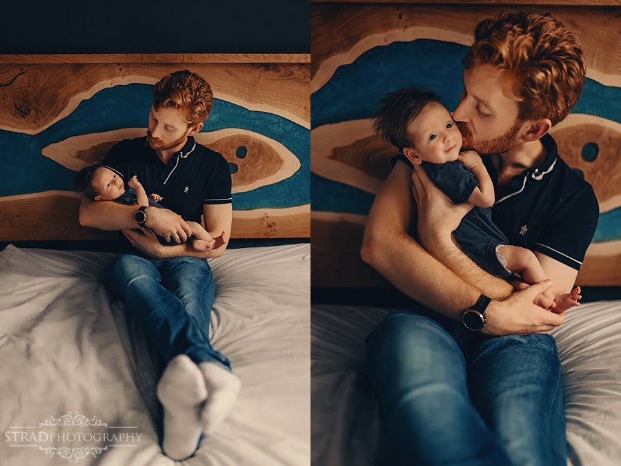 Glasgow home newborn photo session