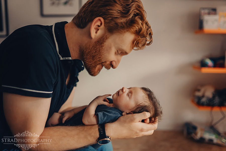 Glasgow home newborn photo session