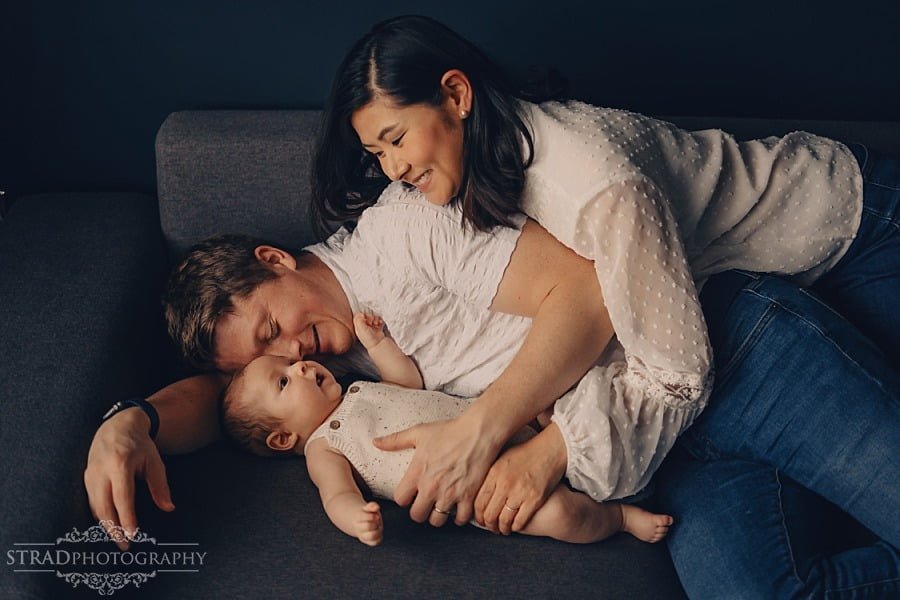 Lifestyle newborn photography Ayrshire