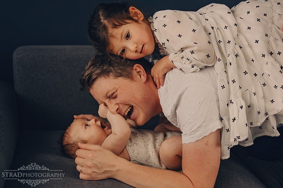 Lifestyle newborn photography Ayrshire