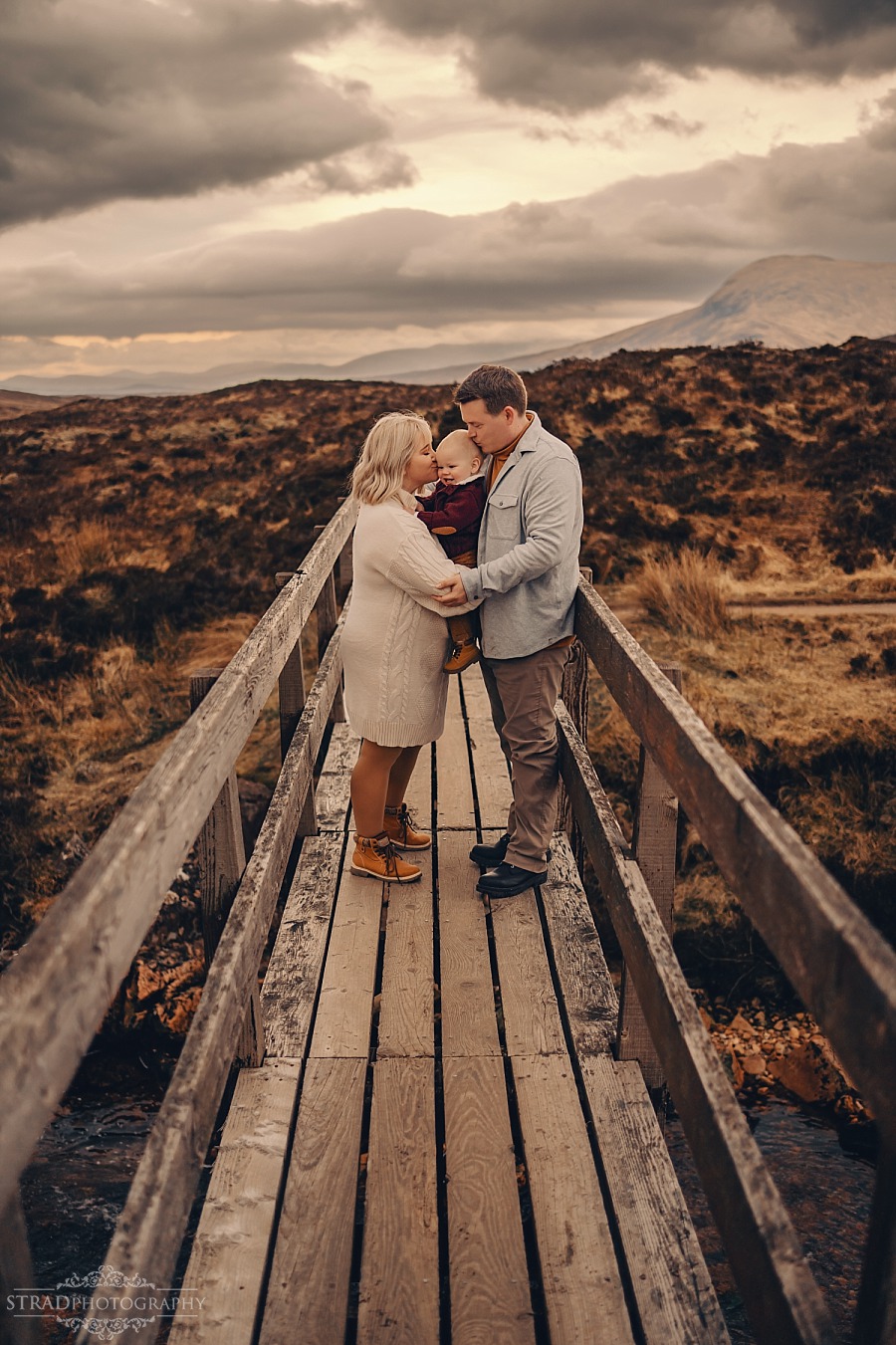 Family photo session in Highlands Glencoe