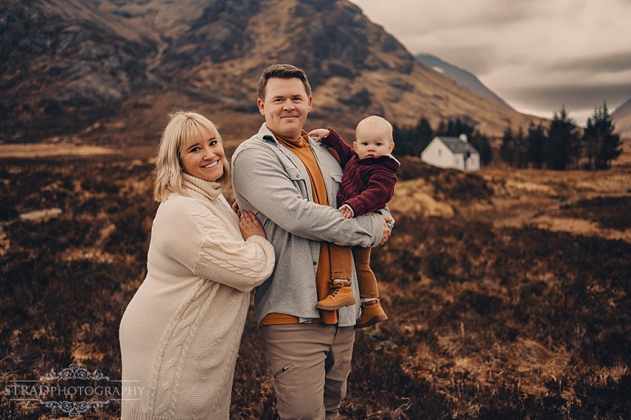 Family photo session in Highlands Glencoe