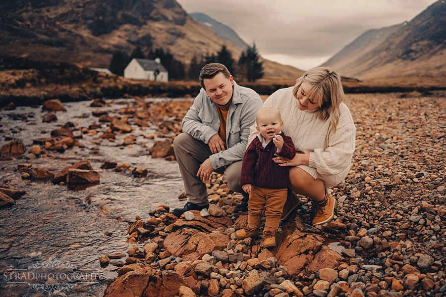 Family photo session in Highlands Glencoe