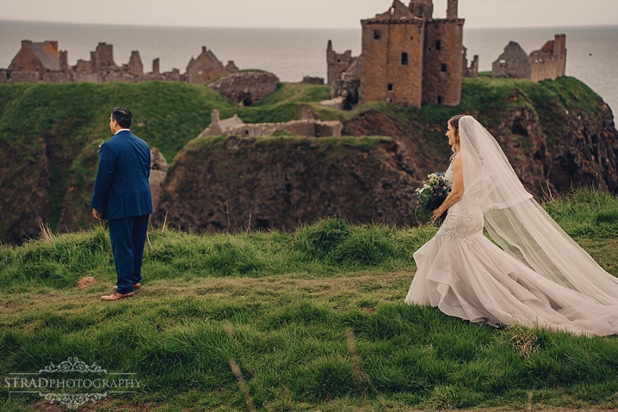Dunnottar Castle elopement wedding Scotland