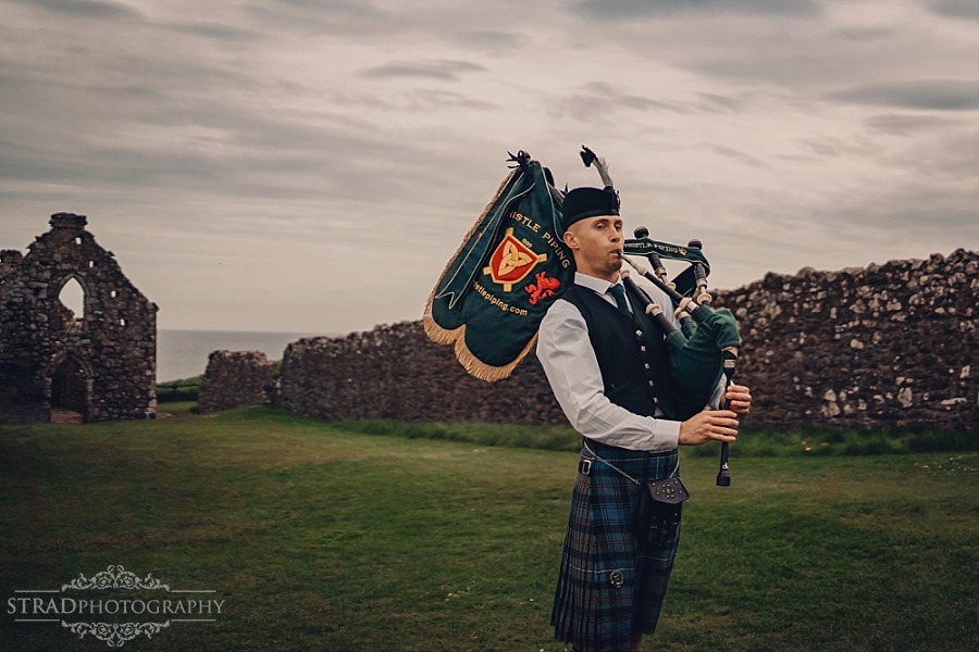 Dunnottar Castle elopement wedding Scotland