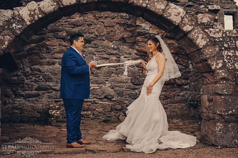 Dunnottar Castle elopement wedding Scotland