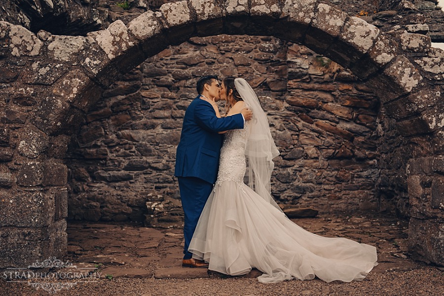 Dunnottar Castle elopement wedding Scotland