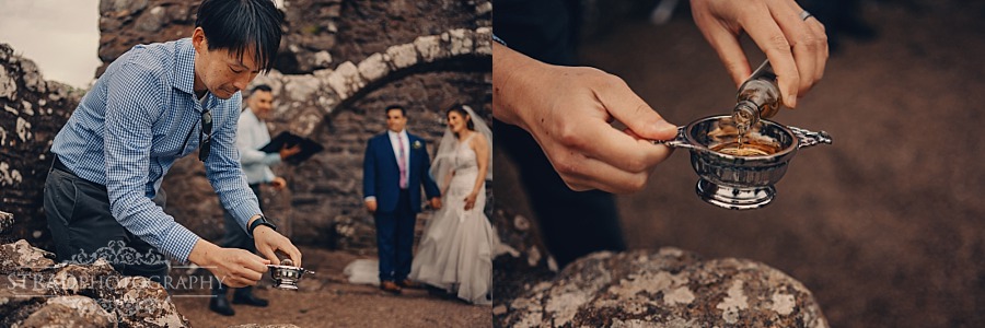Dunnottar Castle elopement wedding Scotland