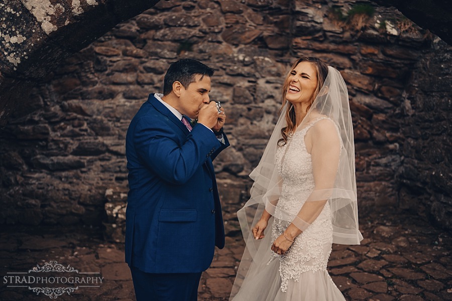 Dunnottar Castle elopement wedding Scotland